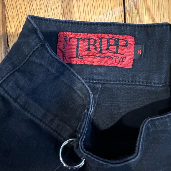 Vintage Tripp NYC Black and Red Plaid Mini Skirt - Picture 3 of 6